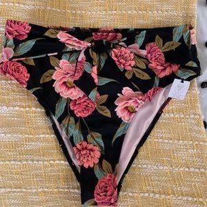 NWT Shade & Shore High Waisted Bikini Bottoms